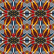 seamless geometry vintage pattern ethnic style ornamental backg N123