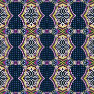 seamless geometry vintage pattern ethnic style ornamental backg N128