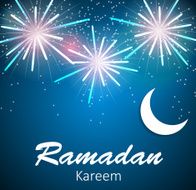 Moon Background for Muslim Community Festival Vector Illustratio