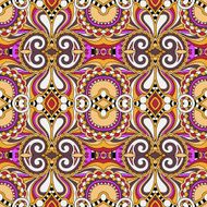 seamless geometry vintage pattern ethnic style ornamental backg N132