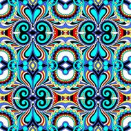 seamless geometry vintage pattern ethnic style ornamental backg N133