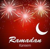 Moon Background for Muslim Community Festival Vector Illustratio N2