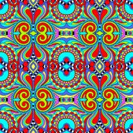 seamless geometry vintage pattern ethnic style ornamental backg N134