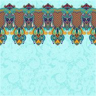 ornamental background with flower ribbon stripe pattern N28
