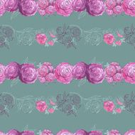 Seamless floral background N157