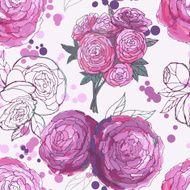 Seamless floral background N158