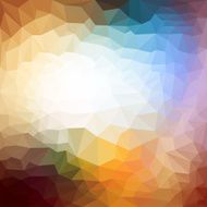 Mixed lighting abstract geometric background