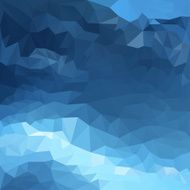 Blended blue lighting abstract geometric polygonal background