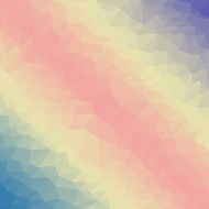 Blended soft lighting gradient colored abstract polygonal geometric background