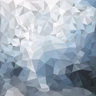 Blended soft winter lighting colored polygonal abstract geometric background