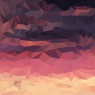 Blended sunset cky colored abstract polygonal geometric backgroundBlended lighting background