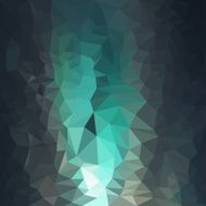 Blended blue lighting abstract geometric polygonal ackground