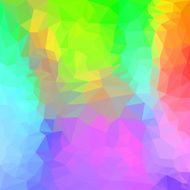 Blended bright spectral lighting abstract polygonal geometric background