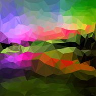 Blended bright lighting abstract polygonal geometric background N2