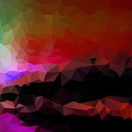 Blended dark lighting abstract geometric polygonal background