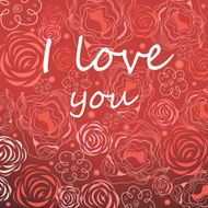 Bright background for Valentine&#039;s day