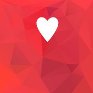Holiday card with heart N2
