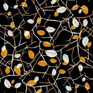 Autumn leaves seamless pattern N13