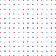 Seamless texture with circles