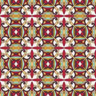 seamless geometry vintage pattern ethnic style ornamental backg N138