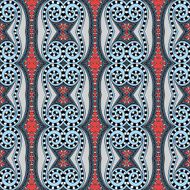seamless geometry vintage pattern ethnic style ornamental backg N142
