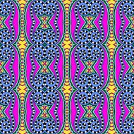 seamless geometry vintage pattern ethnic style ornamental backg N144