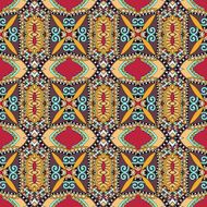 seamless geometry vintage pattern ethnic style ornamental backg N147