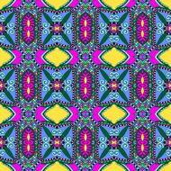 seamless geometry vintage pattern ethnic style ornamental backg N149