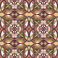 seamless geometry vintage pattern ethnic style ornamental backg N155