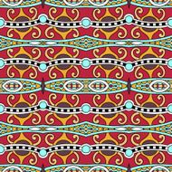 seamless geometry vintage pattern ethnic style N12