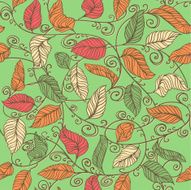 Vector Decoration Pattern Seamless sprout N2