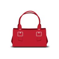red handbag