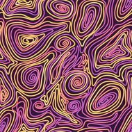 Vector seamless pattern with colored threads N2