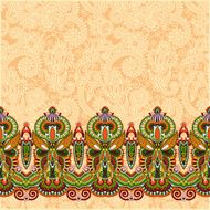 ornamental background with flower ribbon stripe pattern greeti N53