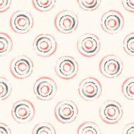 Seamless vector pattern with concentric circles