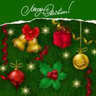 Vector Christmas Background N10