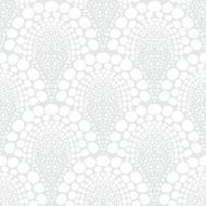 White geometric texture in art deco style