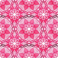Seamless pattern Elegant lacy watercolor doilies