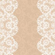 Vintage lace invitation card N22