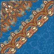 ornamental background with flower ribbon stripe pattern greeti N59