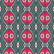 seamless geometry vintage pattern ethnic style ornamental backg N161