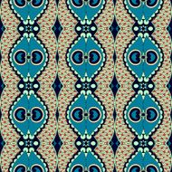 seamless geometry vintage pattern ethnic style ornamental backg N164