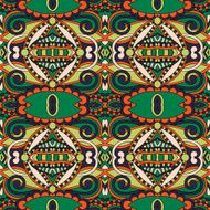 seamless geometry vintage pattern ethnic style ornamental backg N165