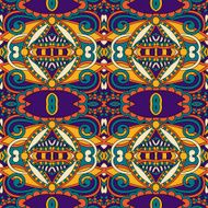 seamless geometry vintage pattern ethnic style ornamental backg N168
