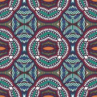seamless geometry vintage pattern ethnic style ornamental backg N170