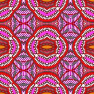seamless geometry vintage pattern ethnic style ornamental backg N172