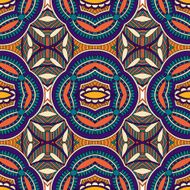 seamless geometry vintage pattern ethnic style ornamental backg N173