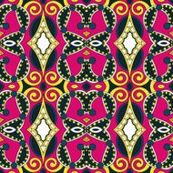 seamless geometry vintage pattern ethnic style ornamental backg N175