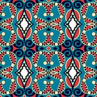 seamless geometry vintage pattern ethnic style ornamental backg N178