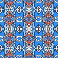 seamless geometry vintage pattern ethnic style ornamental backg N179